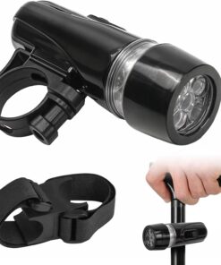 Cane Light, Lights Flashlight for Walker Walking Stick Wheelchair Attachment, with 2 Types of Mount Strap Clip, LED Handle Holder, Portable Torch for Universal Safety Balancing Mobility Disability Aid