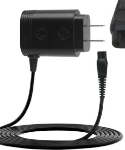 Charger Cord Fits for Philips Norelco HQ8505, Razor Shaver Charger for Series 3000 5000 9000 2000 2300 7000 Mg7750 Mg7790 8500x Trimmer Select Models, Wall Charge Power Transformer Replacement, 15V